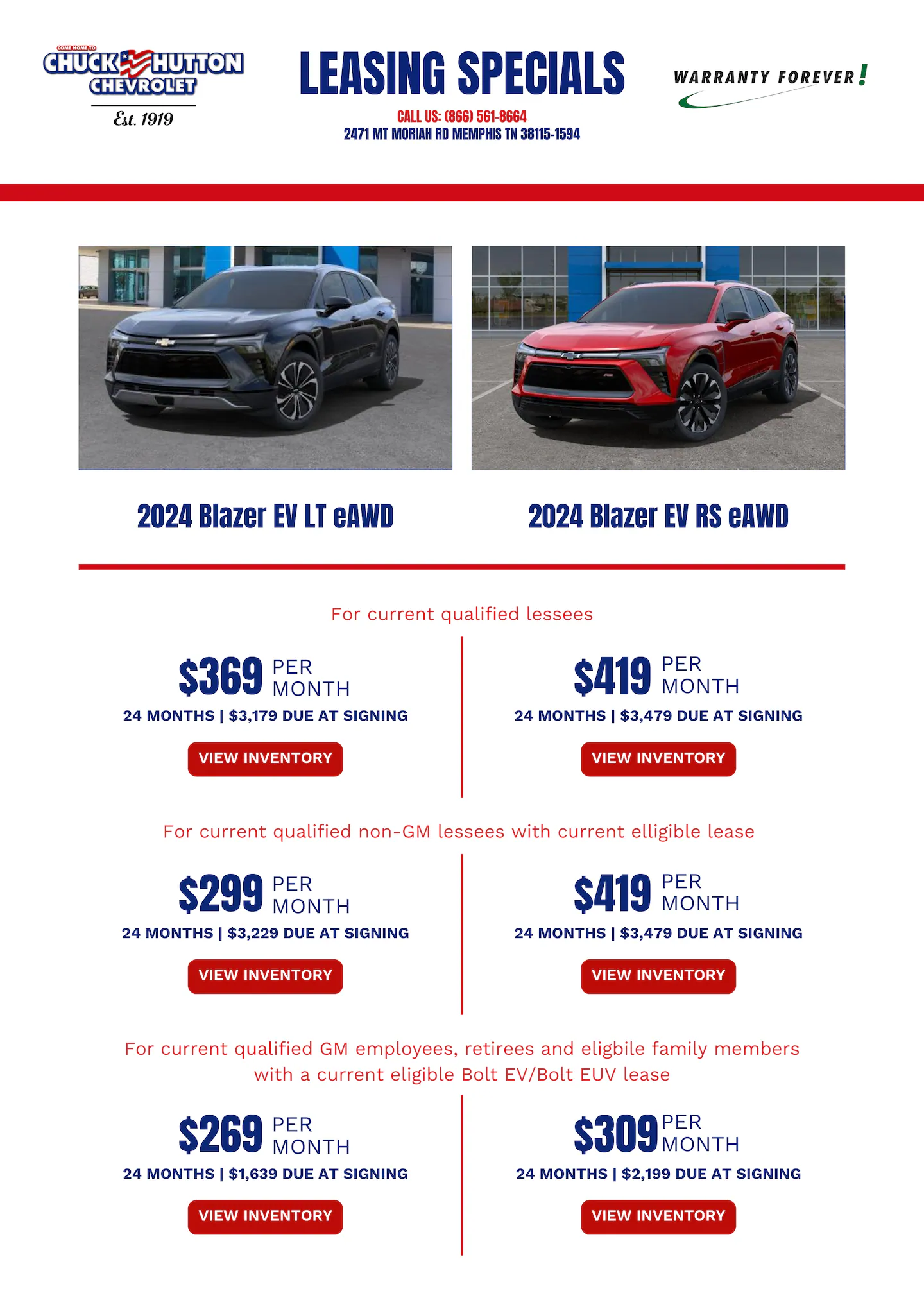 Chuck Hutton Chevrolet in Memphis TN